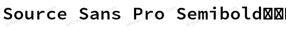 Source Sans Pro Semibold手机版字体转换
